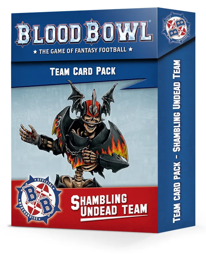 Games Workshop Blood Bowl Shambling Undead Team Card Pack