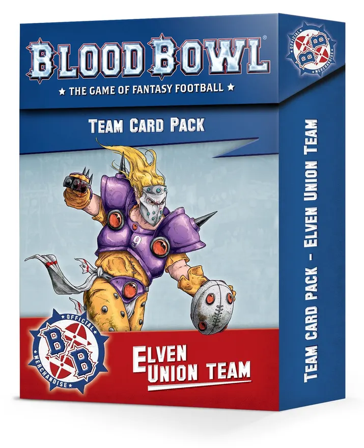 Games Workshop Blood Bowl Elven Union Team Card Pack