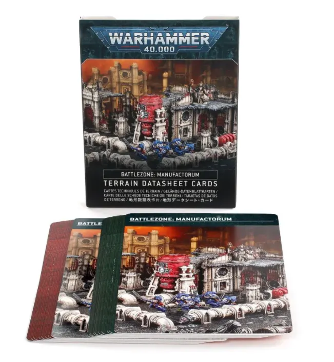 Battlezone: Manufactorum – Terrain Datasheet Cards