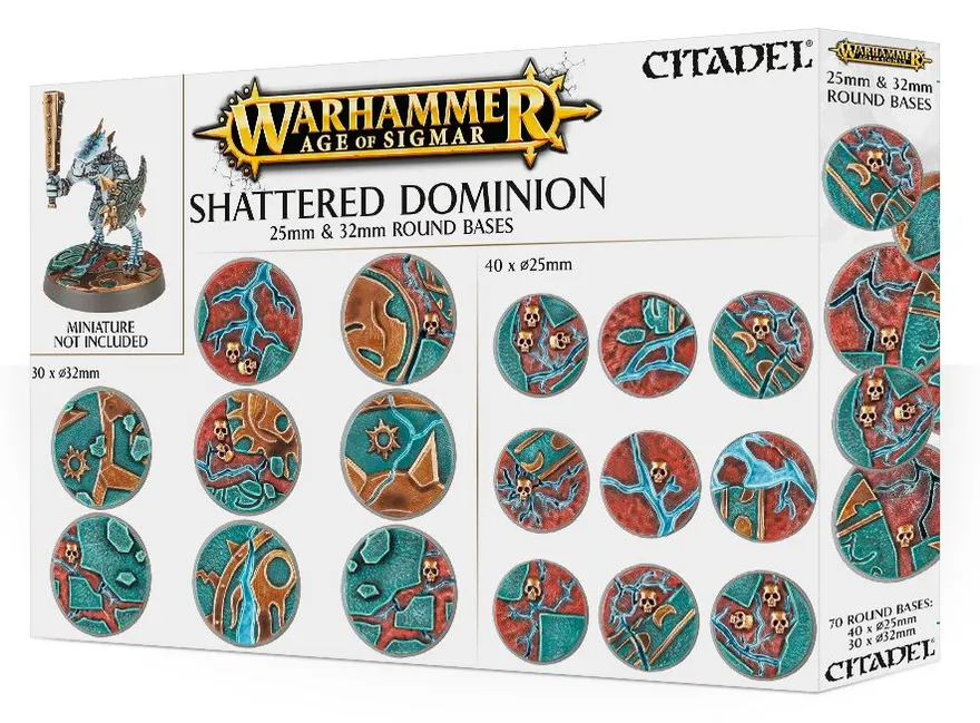 Citadel Shattered Dominion 25 & 32Mm Round Bases