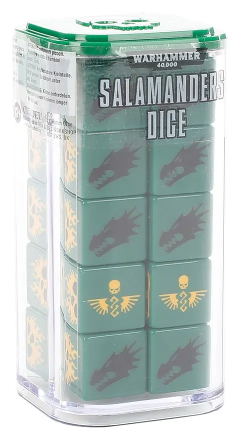Salamanders Dice Set - Space Marines