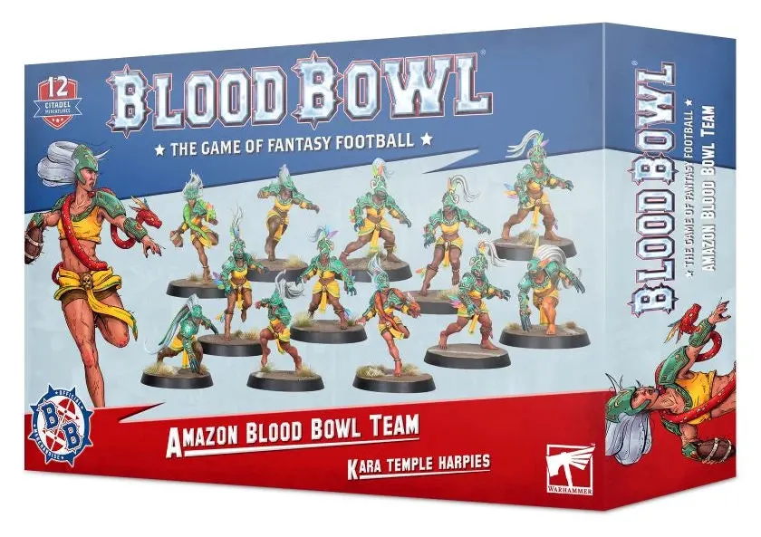 Blood Bowl: Amazons Team Kara Temple Harpies | Box 12