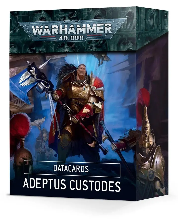 Datacards: Adeptus Custodes (2022) (Udgået)