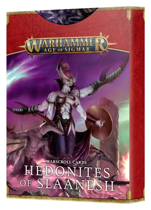 Warscroll Cards: Hedonites Of Slaanesh (3rd Edition Udgået)