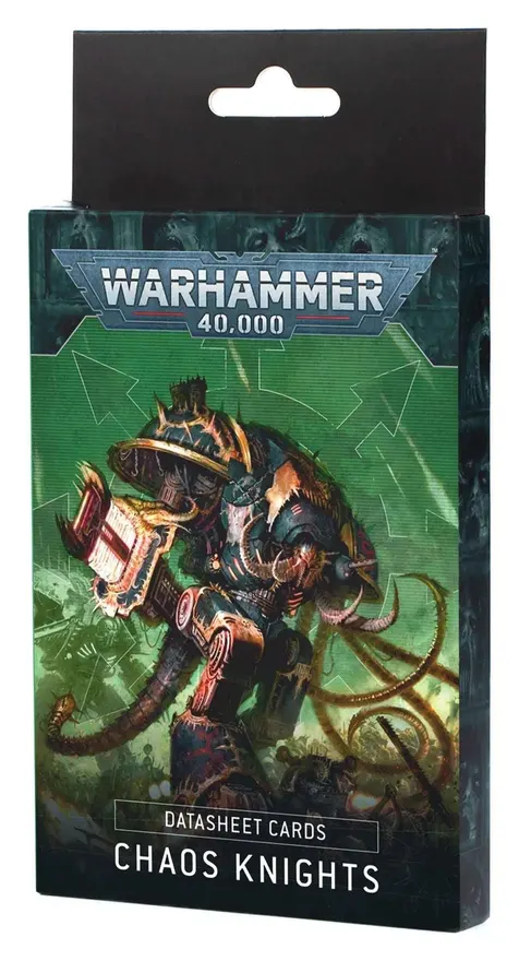 Datasheet Cards: Chaos Knights (10th Edition)
