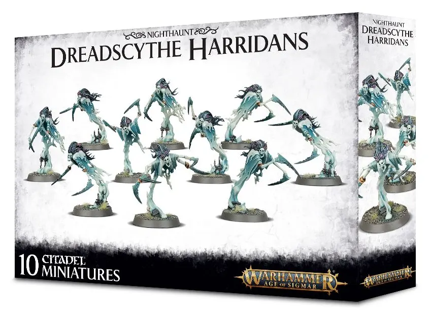 Warhammer Age of Sigmar: Nighthaunt Dreadscythe Harridans Miniatures 91-28