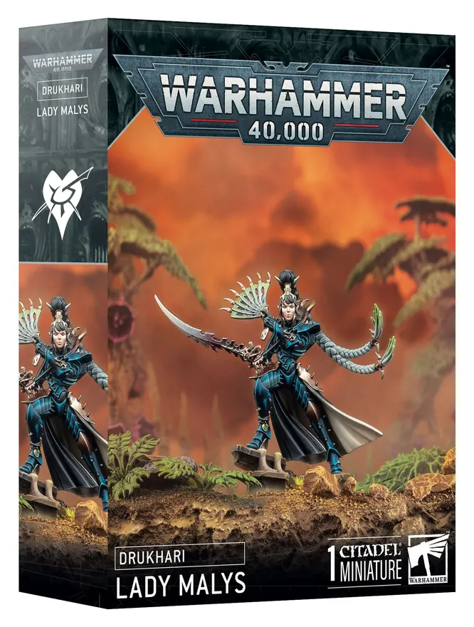 LADY MALYS miniatura DRUKHARI warhammer 40k CITADEL età 12+