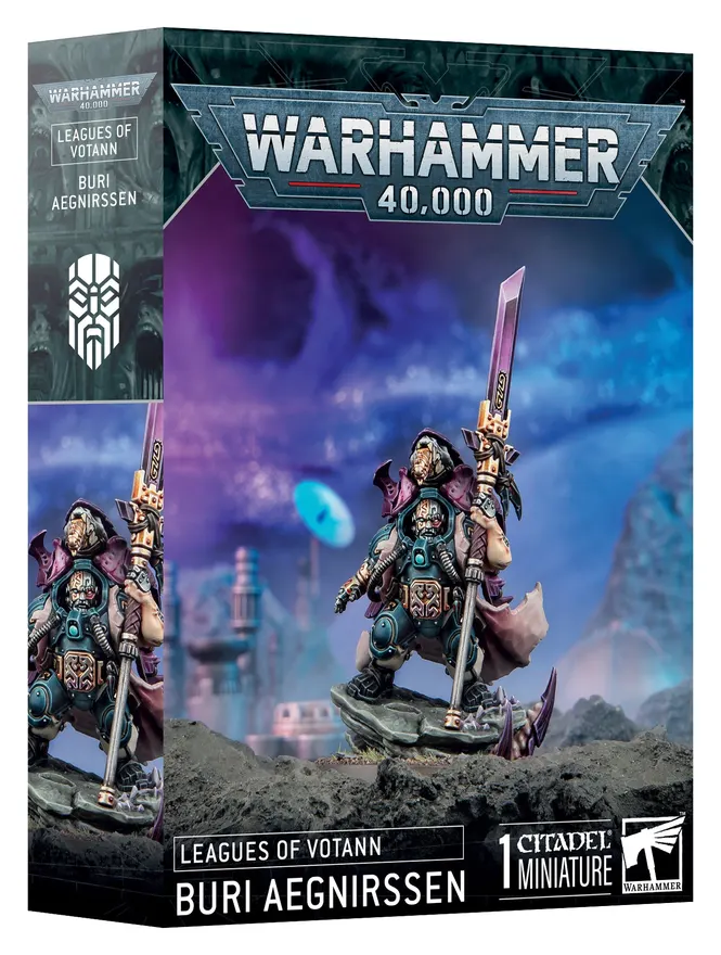 BURI AEGNIRSSEN citadel LEAGUE OF VOTANN miniatura WARHAMMER 40K età 12+