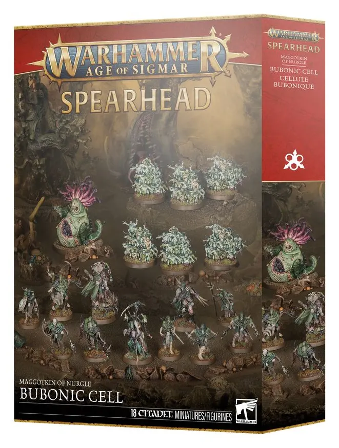 Warhammer Age of Sigmar: Maggotkin of Nurgle - Bubonic Cell Spearhead