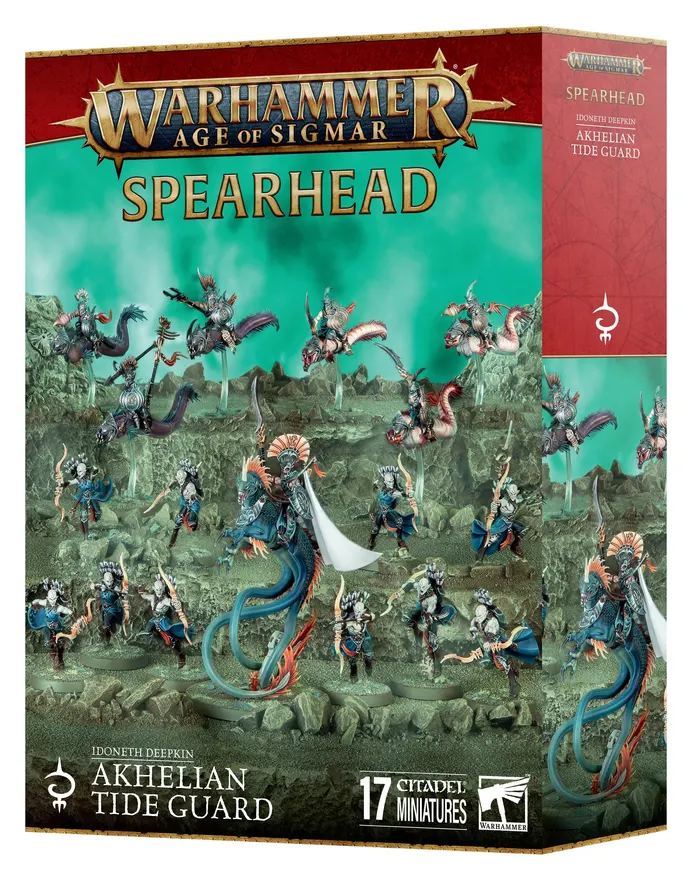 Warhammer Age of Sigmar: Idoneth Deepkin – Akhelian Tide Guard - Spearhead