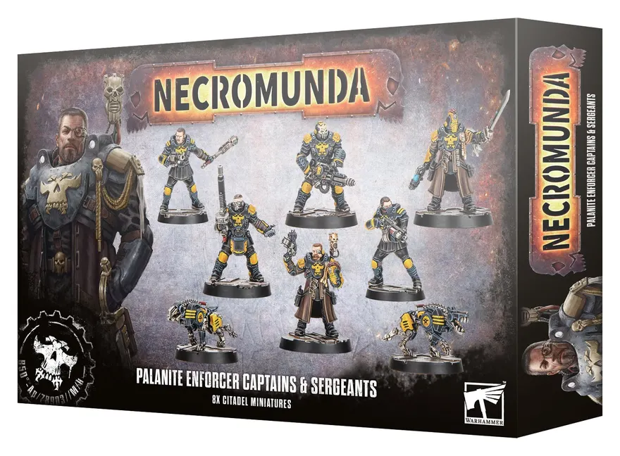 Necromunda: Palanite Enforcer Captains & Sergeants