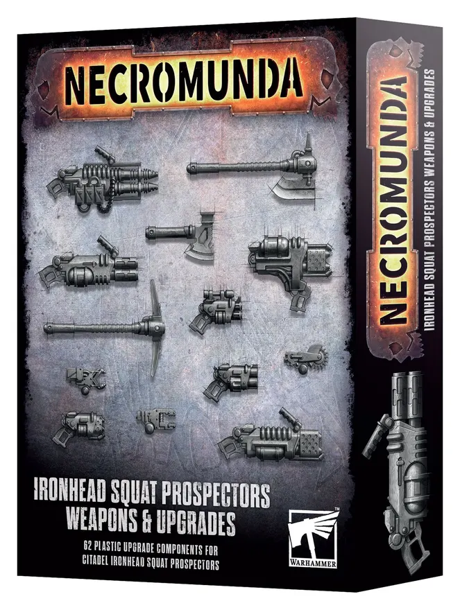 Necromunda: Ironhead Squat Prospectors Weapons & Upgrades