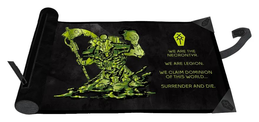 Necrons Premium Foil Dice Scroll for Warhammer 40,000 (Ultra PRO)