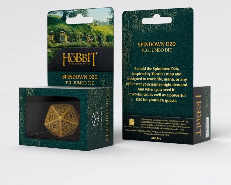 The Hobbit Spindown D20 - Solaris TCG Jumbo Die (Q-Workshop)