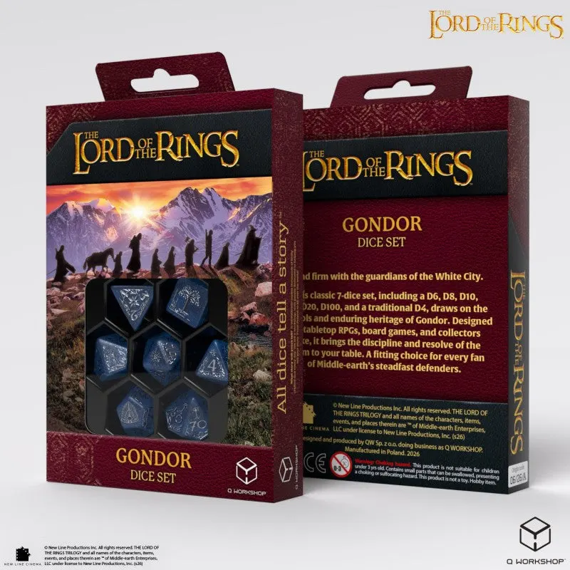 The Lord of the Rings: Gondor Dice Set (Q-Workshop)