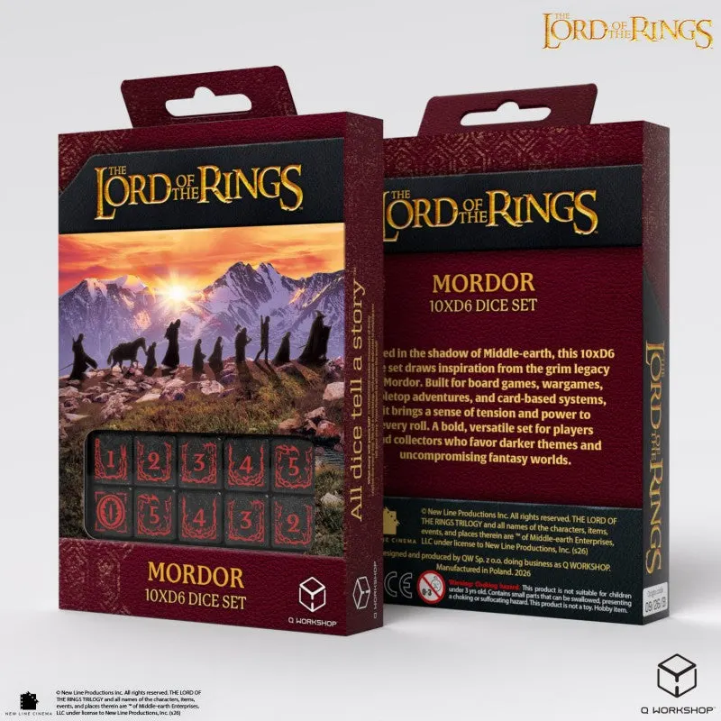 The Lord of the Rings: Mordor 10xD6 Dice Set (Q-Workshop)