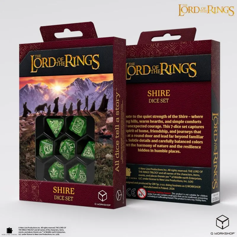 The Lord of the Rings: Shire Dice Set (Q-Workshop)