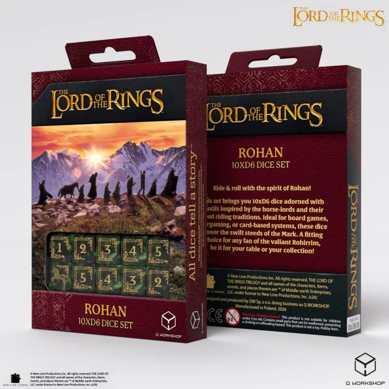The Lord of the Rings: Rohan 10xD6 Dice Set (Q-Workshop)