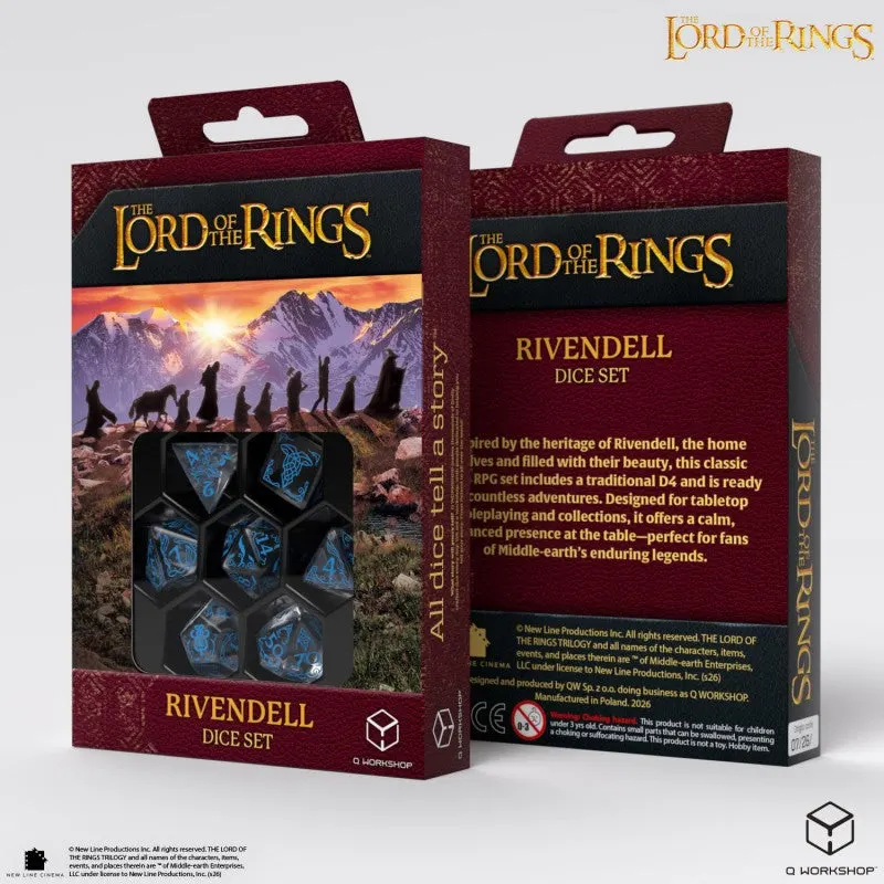The Lord of the Rings: Rivendell Dice Set - Water (Q-Workshop)