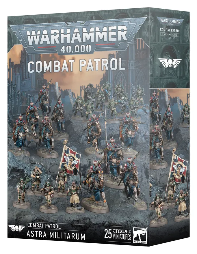 PATTUGLIA DA COMBATTIMENTO combat patrol ASTRA MILITARUM set di miniature WARHAMMER 40K età 12+ Games Workshop - 1