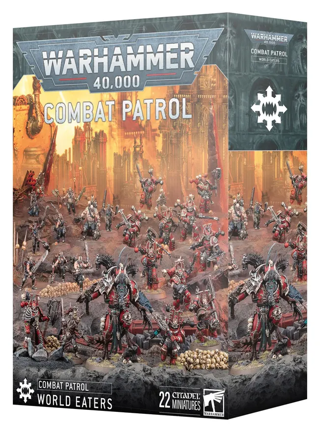 COMBAT PATROL pattuglia da combattimento WORLD EATERS set di 22 miniature WARHAMMER 40K età 12+ Games Workshop - 1