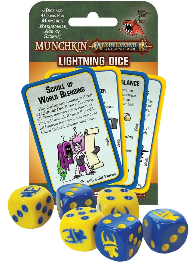 Munchkin: Warhammer - Age of Sigmar: Lightning Dice