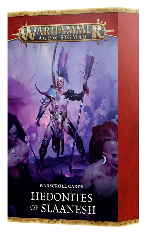 Warhammer Age of Sigmar - Warscroll Cards: Hedonites of Slaanesh