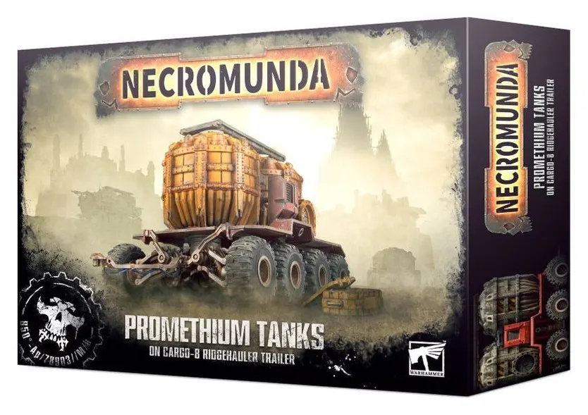 Necromunda - Promethium Tanks on Cargo-8 Ridgehauler Trailer