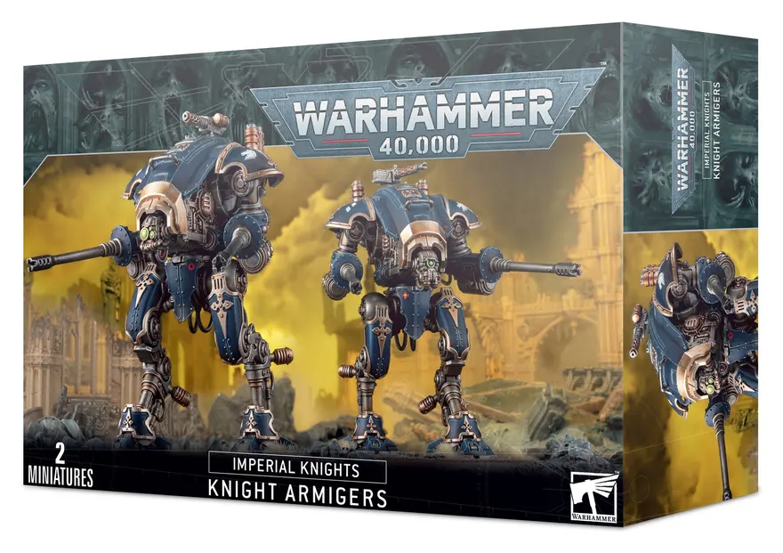 Warhammer 40,000 - Imperial Knights Knight Armigers Helverins/Warglaives