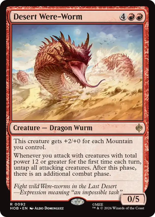 Desert Were-Worm [The Hobbit]