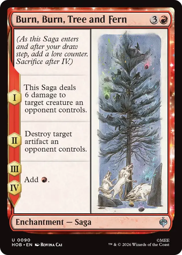 Burn, Burn, Tree and Fern [The Hobbit]