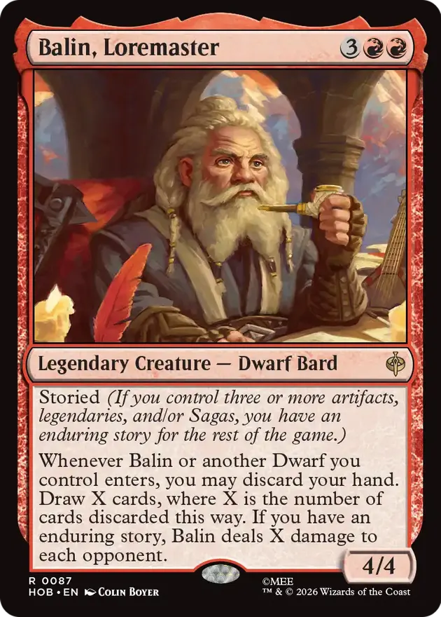 Balin, Tremaster [The Hobbit]