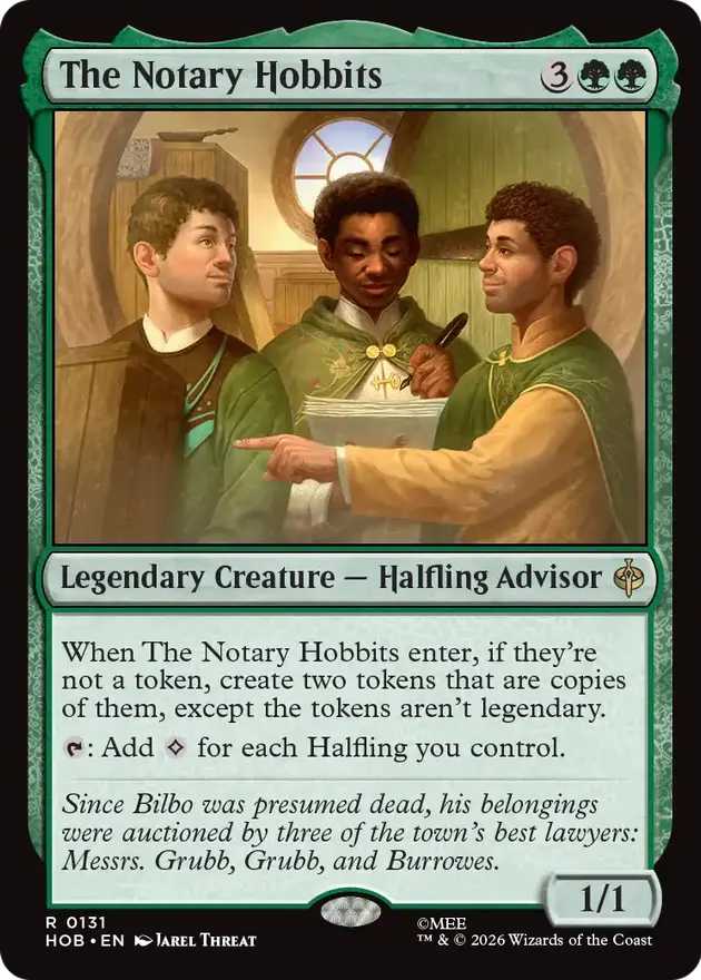 The Notary Hobbits [The Hobbit]