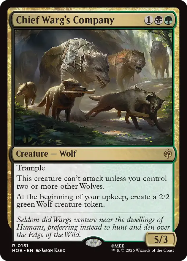 Chief Warg's Company [The Hobbit]