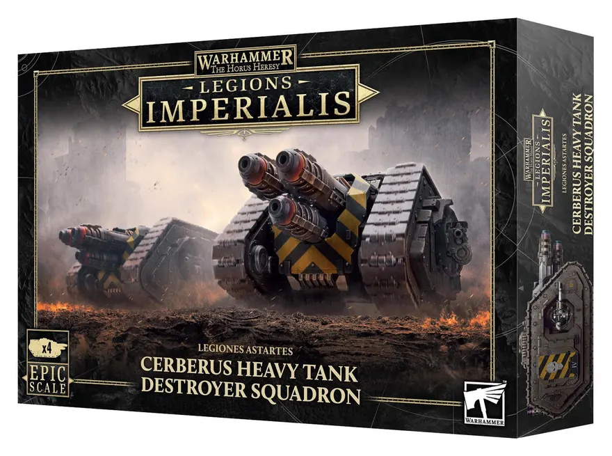 The Horus Heresy - Legions Imperialis - Cerberus Heavy Tank Destroyer Squadron