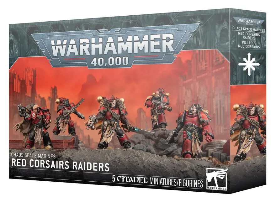 Chaos Space Marines - Red Corsairs Raiders