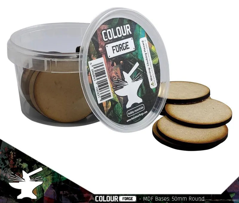 Colour Forge MDF Bases – 50mm Round (17)