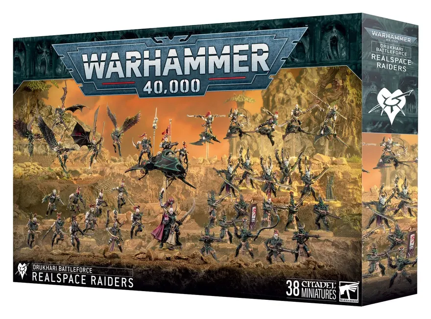 Warhammer 40,000. Drukhari Battleforce. Realspace Raiders
