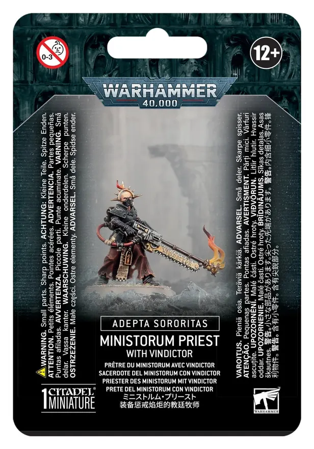 Adepta Sororitas - Ministorum Priest with Vindictor