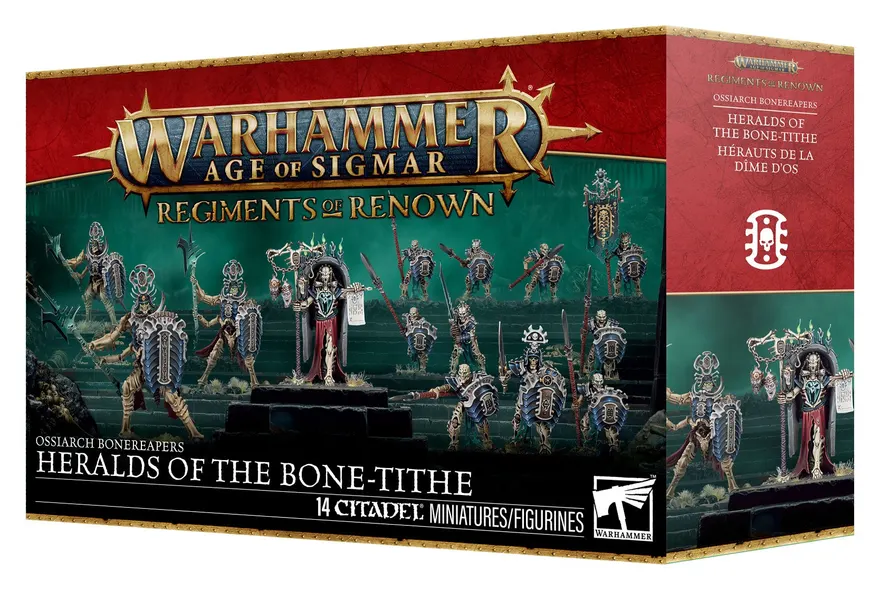 Age of Sigmar: Ossiarch Bonereapers - Heralds of the Bone-tithe - Regiment of Renown