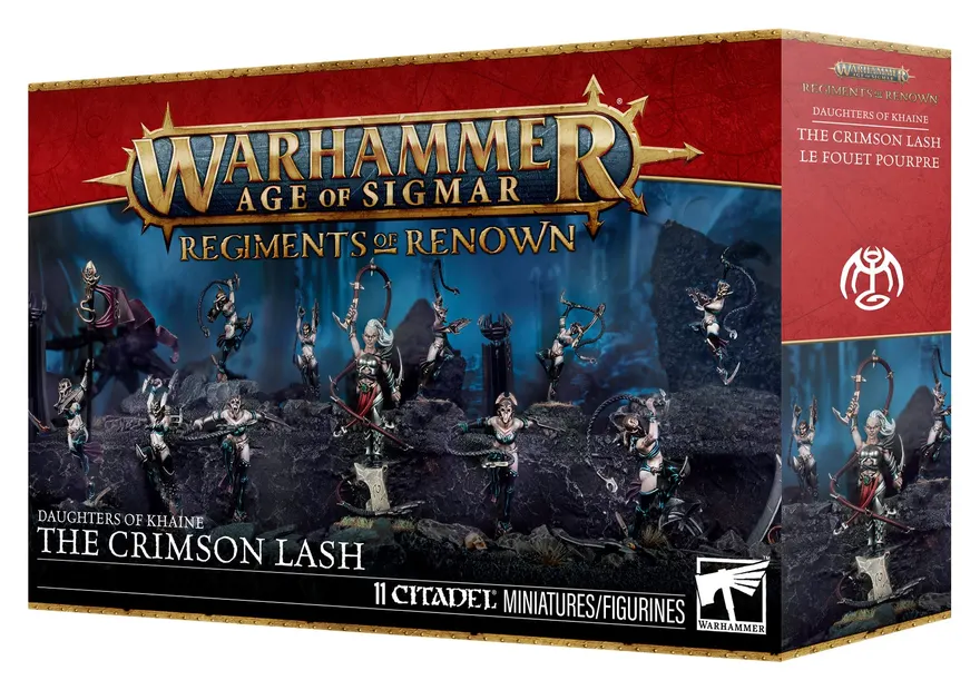 Age of Sigmar: Daughters of Khaine - The Crimson Lash - Regiment of Renown