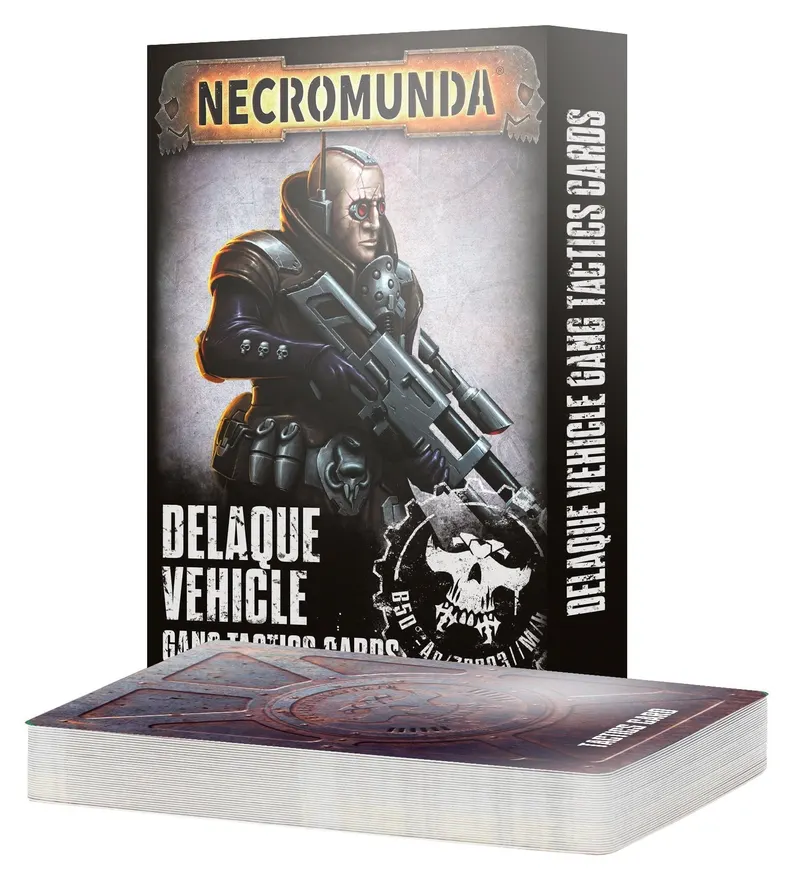 NECROMUNDA: DELAQUE VEHICLE GANG TACTICS CARDS