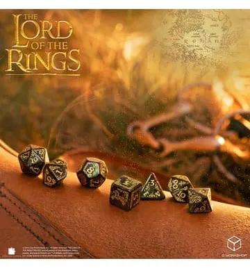 The Lord of the Rings Dice Set of 7 Rohan