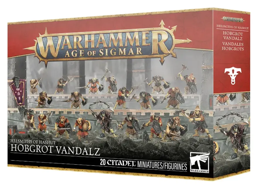 Warhammer Age of Sigmar Hobgrotz Vándaloz 20 Miniaturas
