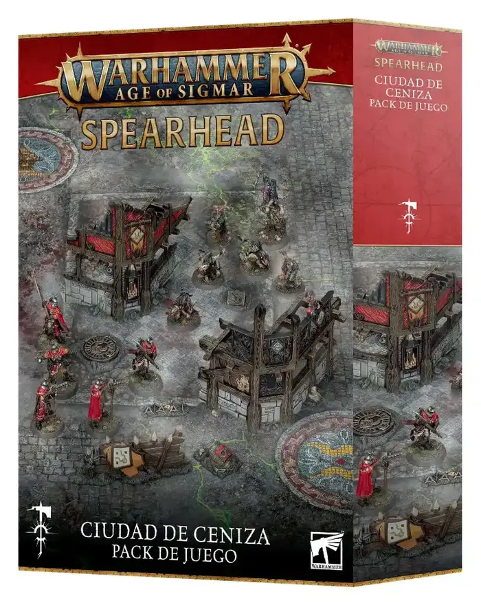 Warhammer Age of Sigmar Pack de Juego Punta de Lanza Ciudad de Ceniza