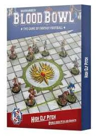 HIGH ELF PITCH double sided pitch and dugouts BLOOD BOWL campo e panchine del TEAM età 12+