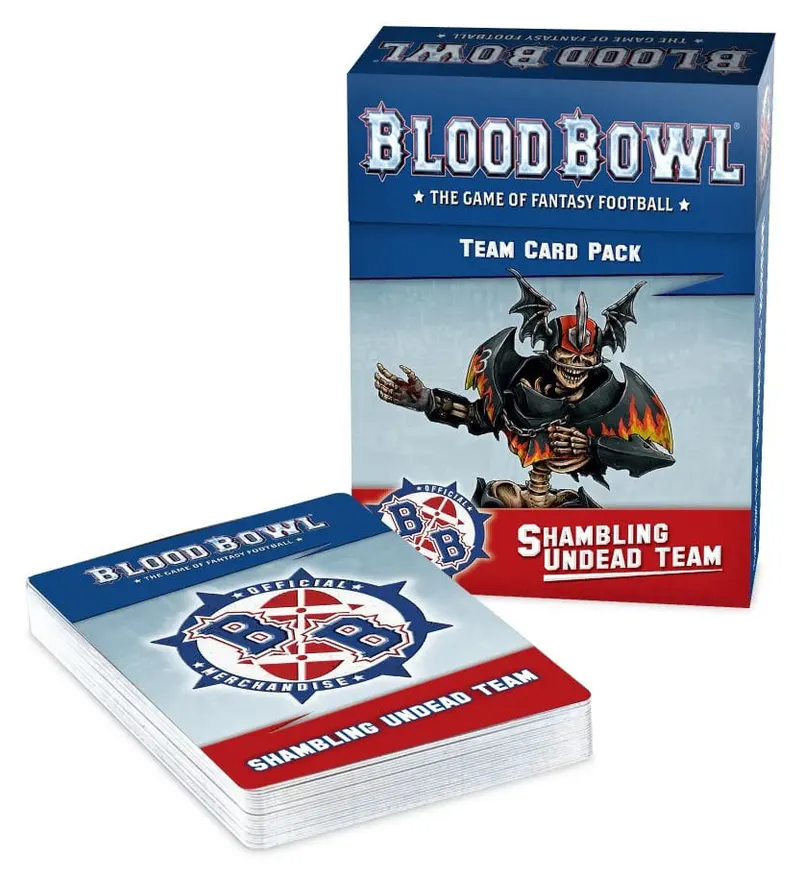 Blood Bowl Shambling Undead Team Card Pack (Inglés)