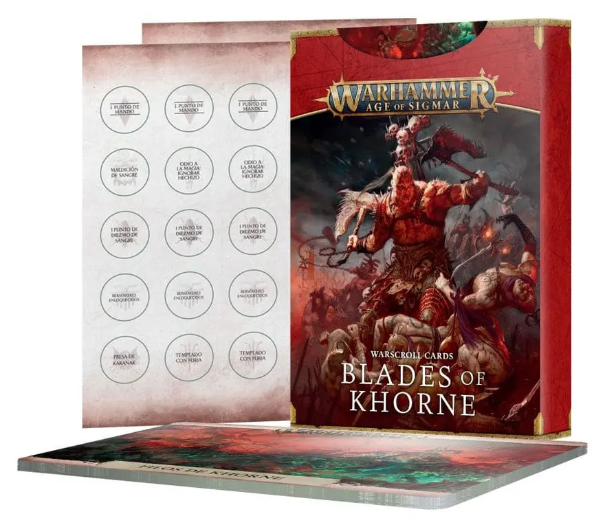 Tarjetas de unidad: Filos de Khorne